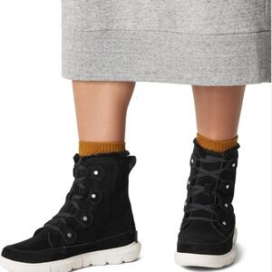 Black Suede Sorel Women's Boots